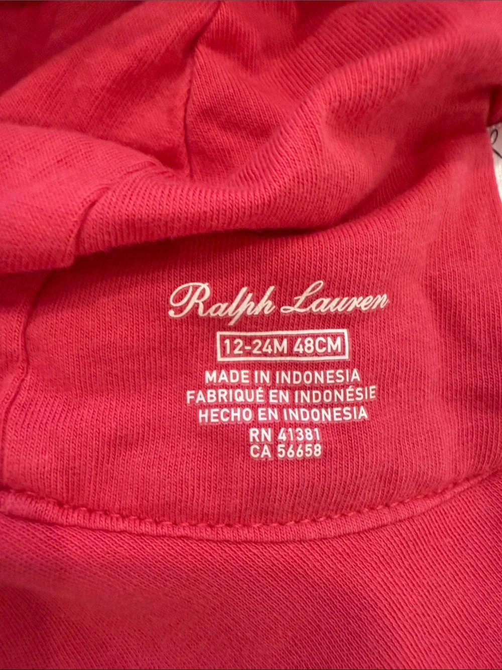 Ralph Lauren 12-24mo pink bucket hat